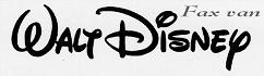 Letter Walt Disney